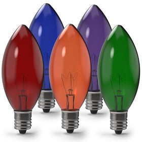 C9 (E12) Transparent Incandescent | Village Lighting Company