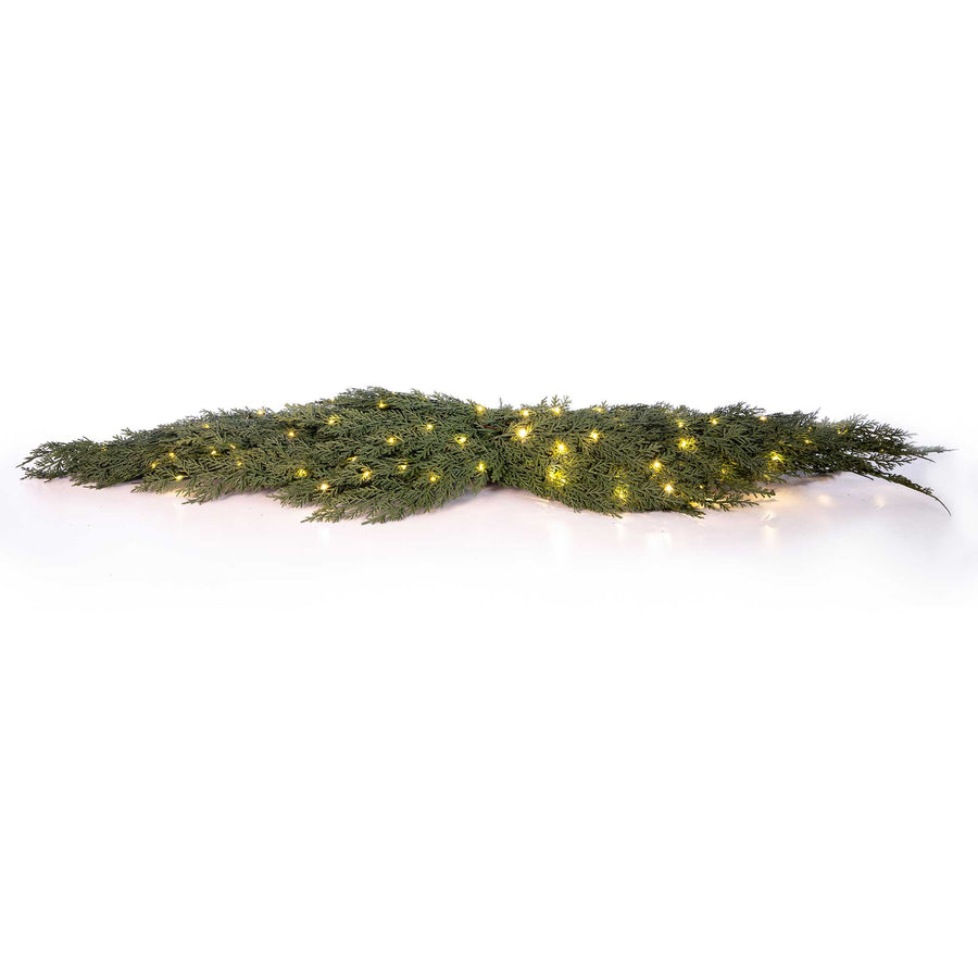 Cedar Pre-Lit Table Top Swag | Village Lighting Company