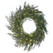 24-inch Cypress Pre-Lit LED Wreath Thumbnail | Village Lighting Company