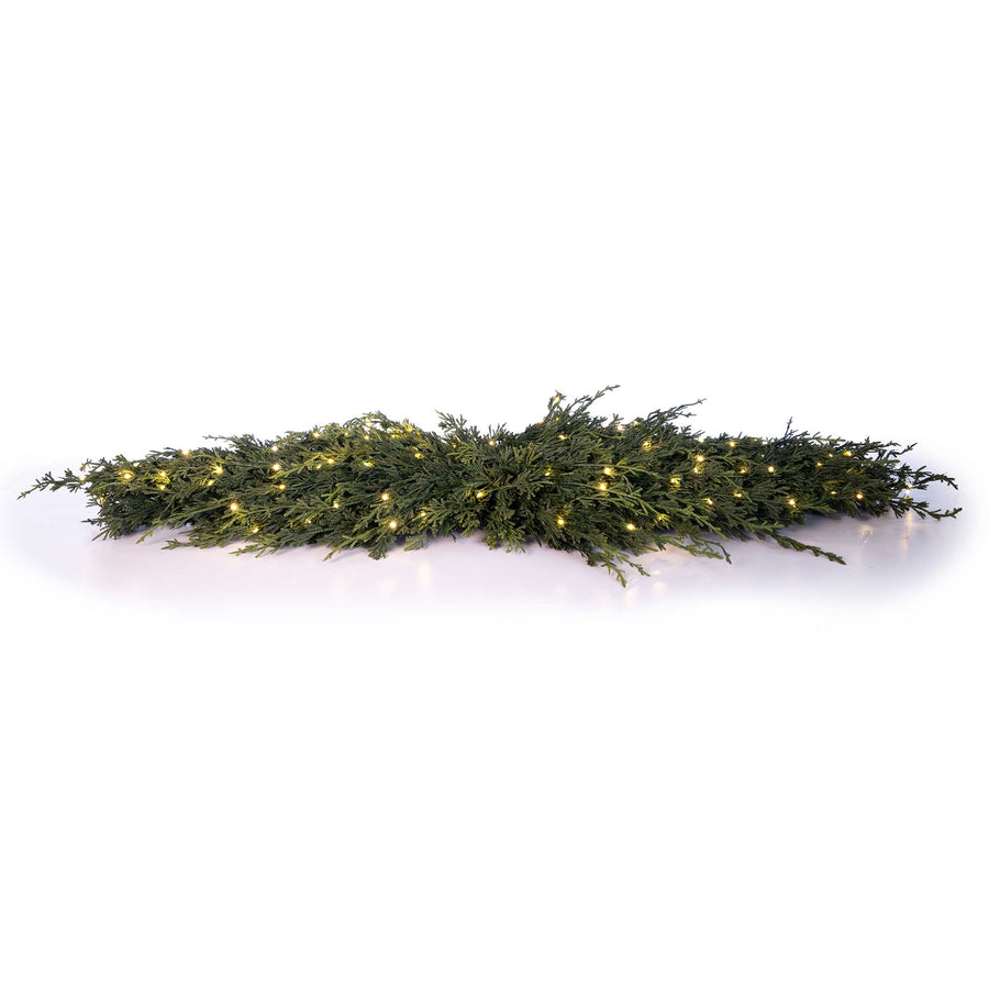 Cypress Pre-Lit Table Top Swag | Village Lighting Company