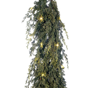 Cedar Pre-Lit LED Garland | Village Lighting Company