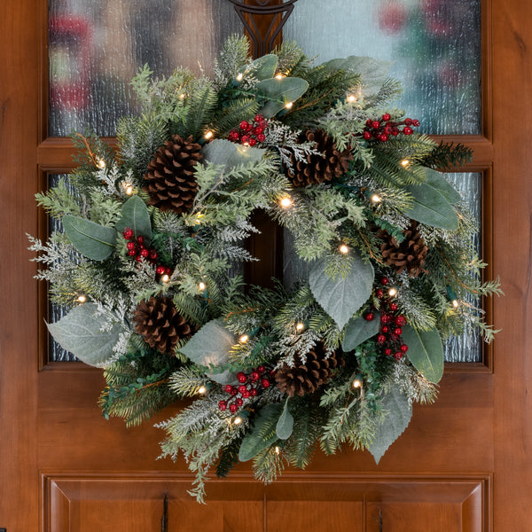 Winter Frost Wreath