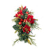 Golden Leaf Red Magnolia Table Top Centerpiece Swag Thumbnail | Village Lighting Company