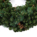 Premium Black Forest Wreath with C7(E12) Sockets Thumbnail | Village Lighting Company