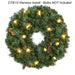 Premium Black Forest Wreath with C7(E12) Sockets Thumbnail | Village Lighting Company
