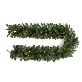 Traditional Black Forest LED Garland | Village Lighting Company