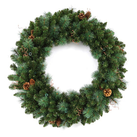 Traditional Black Forest Wreath with C7(E12) Sockets | Village Lighting Company