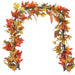 Fall Harvest Leaf Christmas Garland - 9 ft. Thumbnail | Village Lighting Company