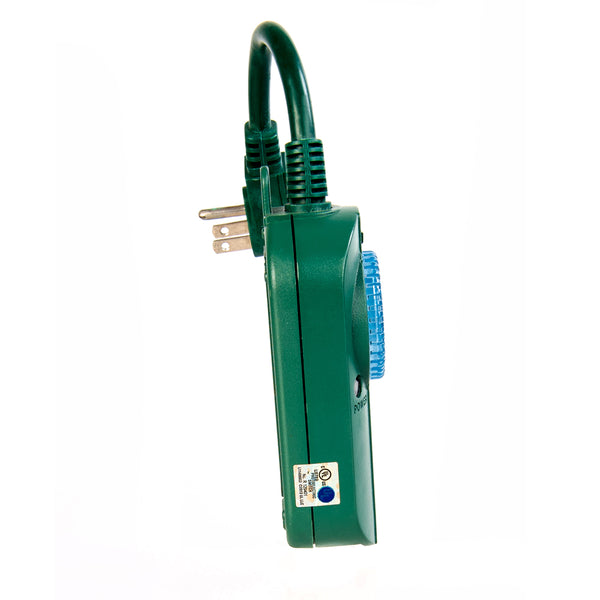 Mechanical Dial Timer With Photocell | Christmas World