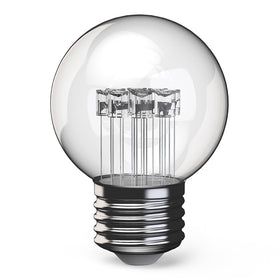 G45 Transparent LED Patio Lights | Village Lighting Company