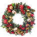 Scarlet Hydrangea Decorated Wreath - Village Lighting Company Thumbnail | Village Lighting Company