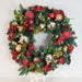 Scarlet Hydrangea Decorated Wreath - Village Lighting Company Thumbnail | Village Lighting Company
