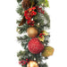 Scarlet Hydrangea Decorated Garland - Village Lighting Company Thumbnail | Village Lighting Company