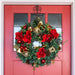 Red Magnolia Decorated Wreath - Village Lighting Company Thumbnail | Village Lighting Company