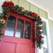 Red Magnolia Decorated Garland - Village Lighting Company Thumbnail | Village Lighting Company