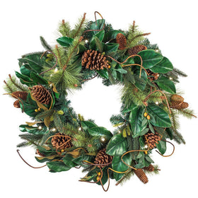 Magnolia Leaf Wreath - 30