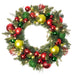 Festive Holiday Decorated Wreath - Village Lighting Company Thumbnail | Village Lighting Company