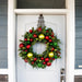 Festive Holiday Decorated Wreath - Village Lighting Company Thumbnail | Village Lighting Company