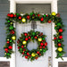 Festive Holiday Decorated Wreath - Village Lighting Company Thumbnail | Village Lighting Company