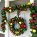Festive Holiday Decorated Wreath - Village Lighting Company Thumbnail | Village Lighting Company