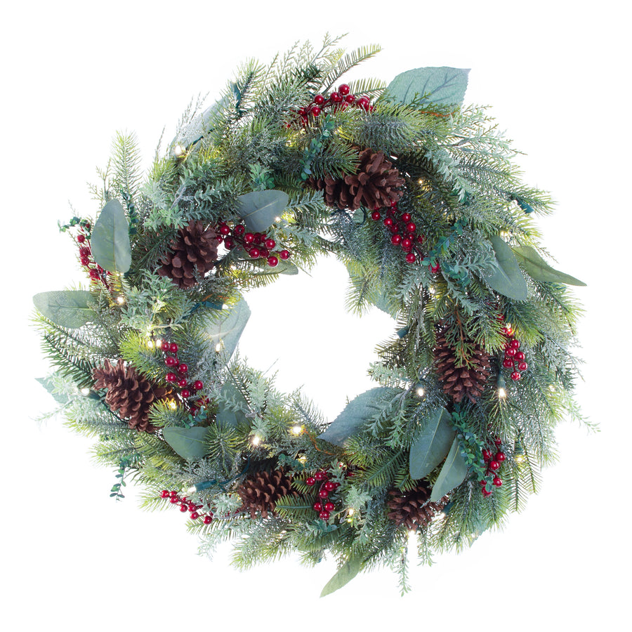 Winter Frost Wreath | Village Lighting Company