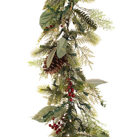 Winter Frost Garland - 9ft. | Village Lighting Company