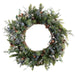 Rustic White Berry Decorated Wreath - Village Lighting Company Thumbnail | Village Lighting Company
