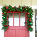 Christmas Cheer Red and Green Garland - 9' Thumbnail | Village Lighting Company