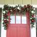 Nordic Red and White Garland - 9' Thumbnail | Village Lighting Company