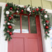 Nordic Red and White Garland - 9' Thumbnail | Village Lighting Company