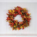 Fall Harvest Leaf Lighted Wreath - 24