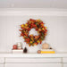 Fall Harvest Leaf Lighted Wreath - 24