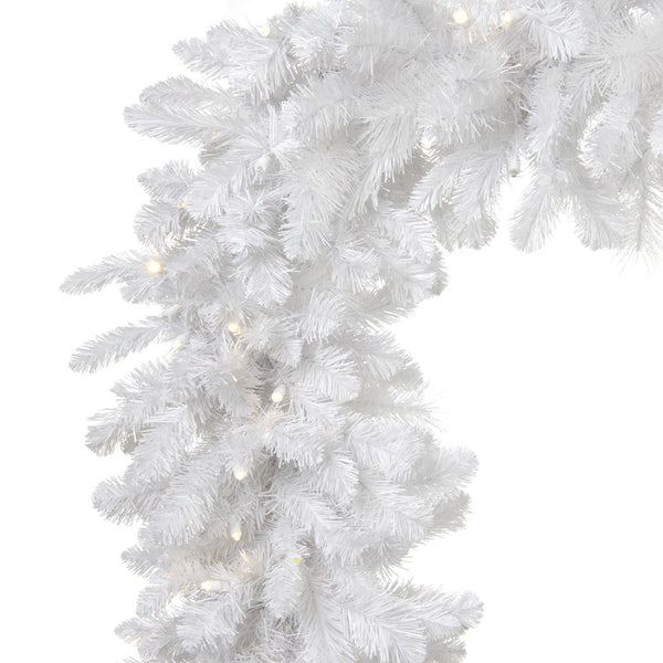 Black Forest LED Smooth Twinkle White Garland